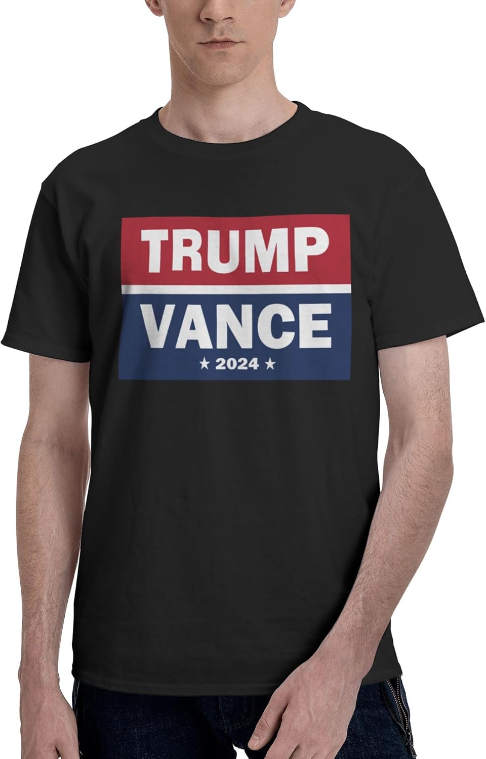 Trump Vance 2024 T Shirts for Men Cotton Short Sleeve T-Shirt