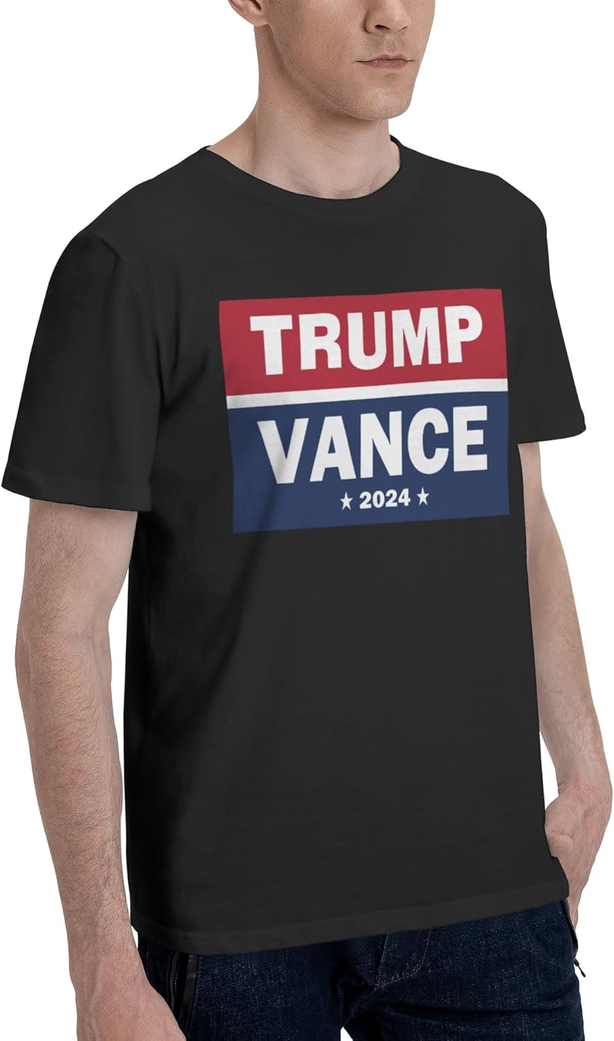 Trump Vance 2024 T Shirts for Men Cotton Short Sleeve T-Shirt