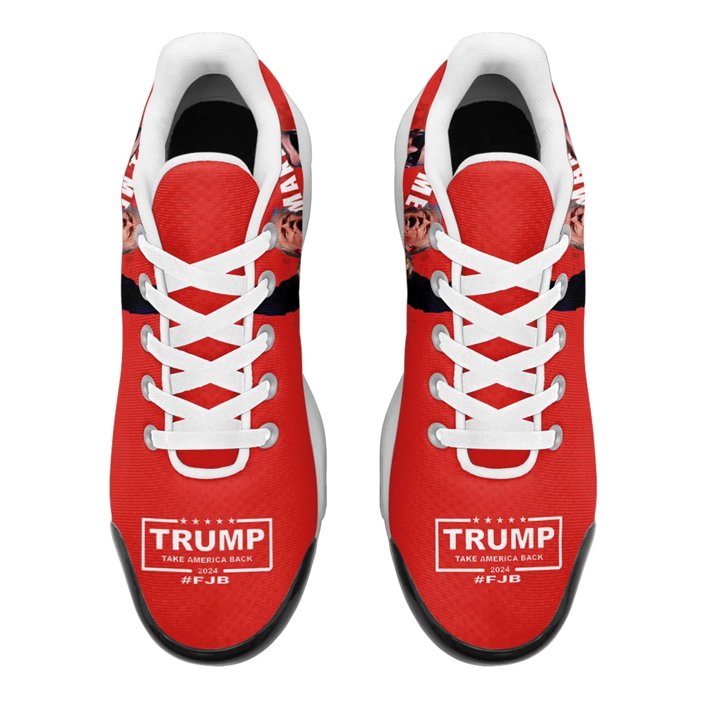 Sneaker Trump 2024 Election KAF Defund the Media Keep America First Design