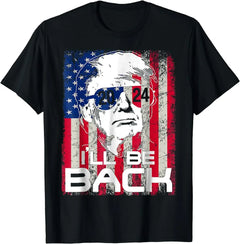 I support Free Trump shirt Fun print pattern pop humor Casual retro fashion street wear trend summer Men women universal T-shirt