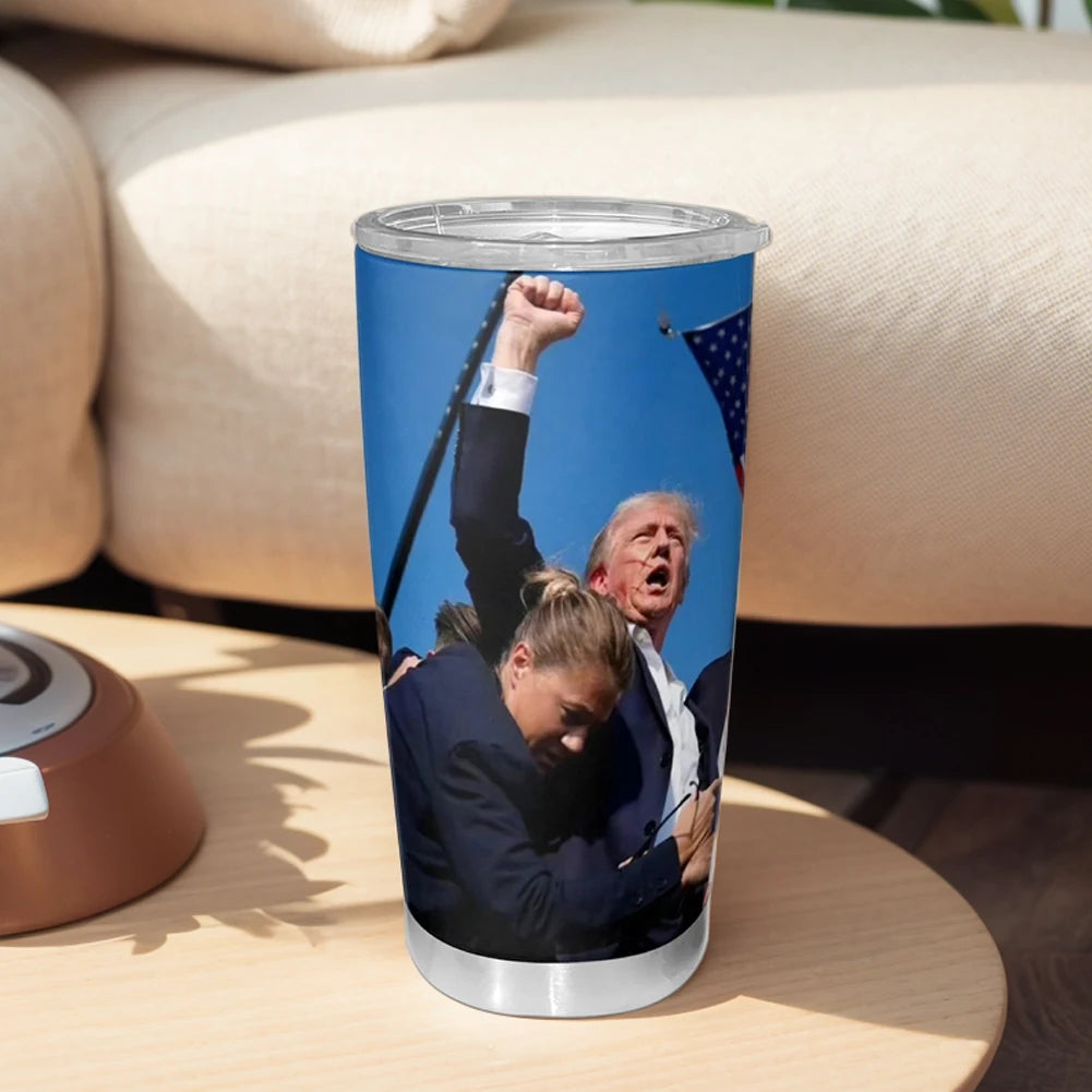 Donald Trump Tumbler Cup 304 Stainless Steel Coffee Mug Trump Insulated Tumbler Water Bottle Gifts for Supporters Fans