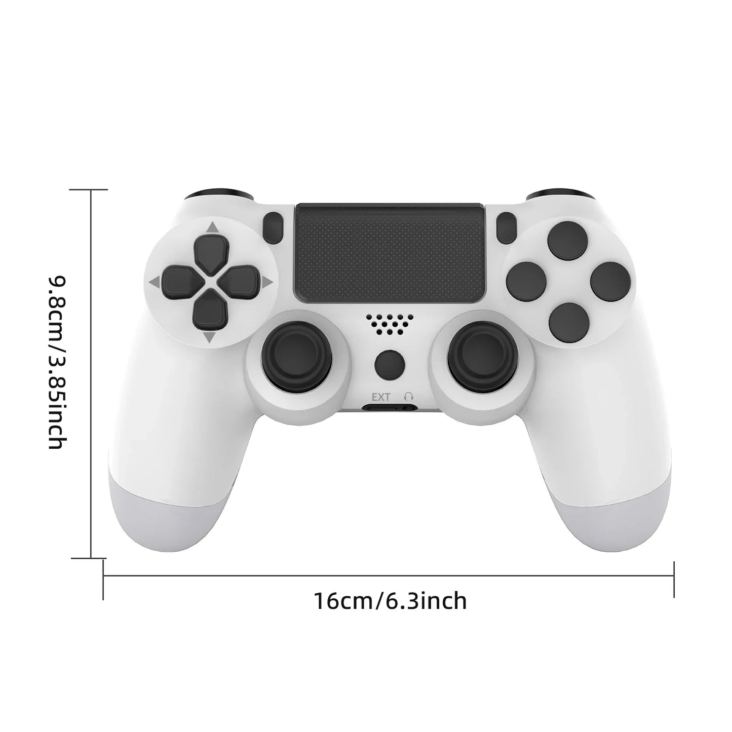 Wireless Game Controller Bluetooth No-Delay Gamepad For PS4 PS3 Console Six-Axis Dual Vibration PC Gaming Joystick With Touchpad