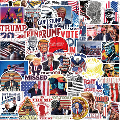 10/30/50pcs Funny 2024 Trump Stickers Make America Great Again Decals Skateboard Laptop Motorcycle Waterproof Sticker Kids Toys