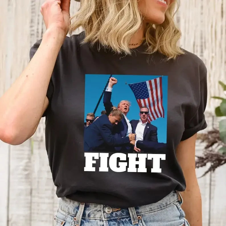 Fight Donald Trump Shirt, I Will Fight Trump, I Stand With Trump, Make America Great Again Trump Drip