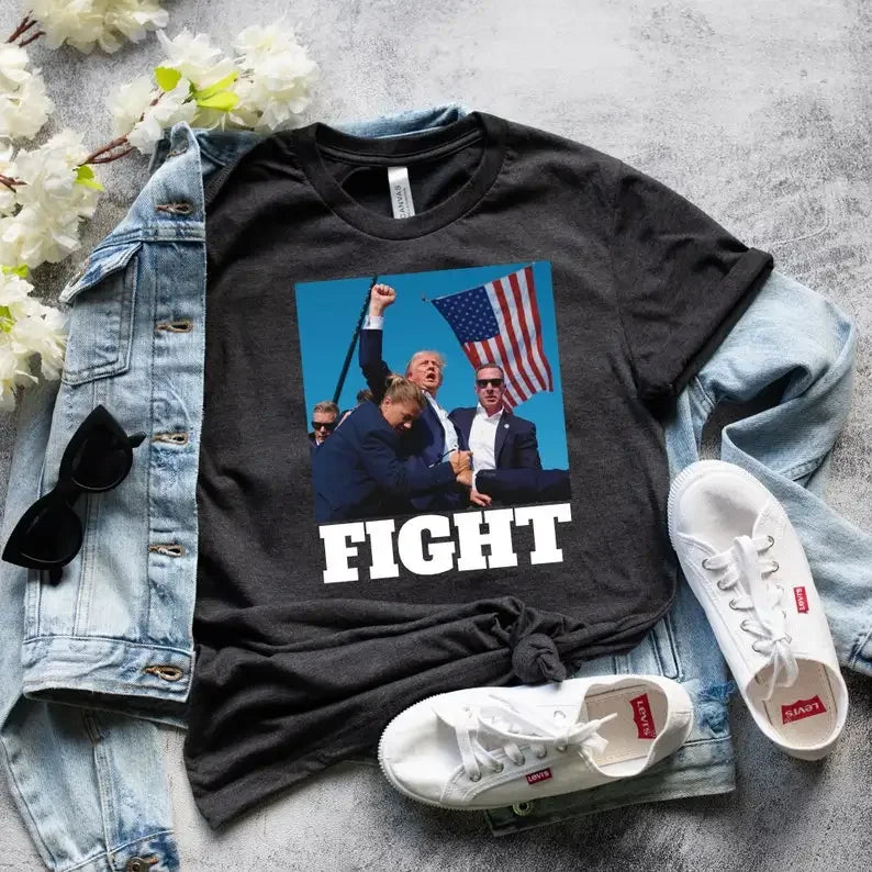 Fight Donald Trump Shirt, I Will Fight Trump, I Stand With Trump, Make America Great Again Trump Drip