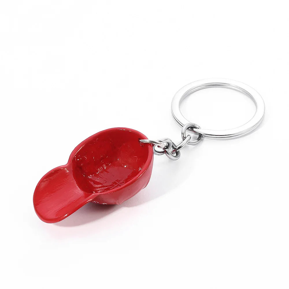 24Pcs Red Hat Trump Keychain Freedom MAKE AMERICA RGEAT AGAIN Key Ring Fashion Nation Key Holder Jewelry Accessories