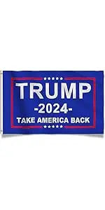 Trump Flag Train Donald Trump Flags Support for President 2024 Banner All Aboard The Trump Train 12x 18 Inch Trump 2024 Garden F