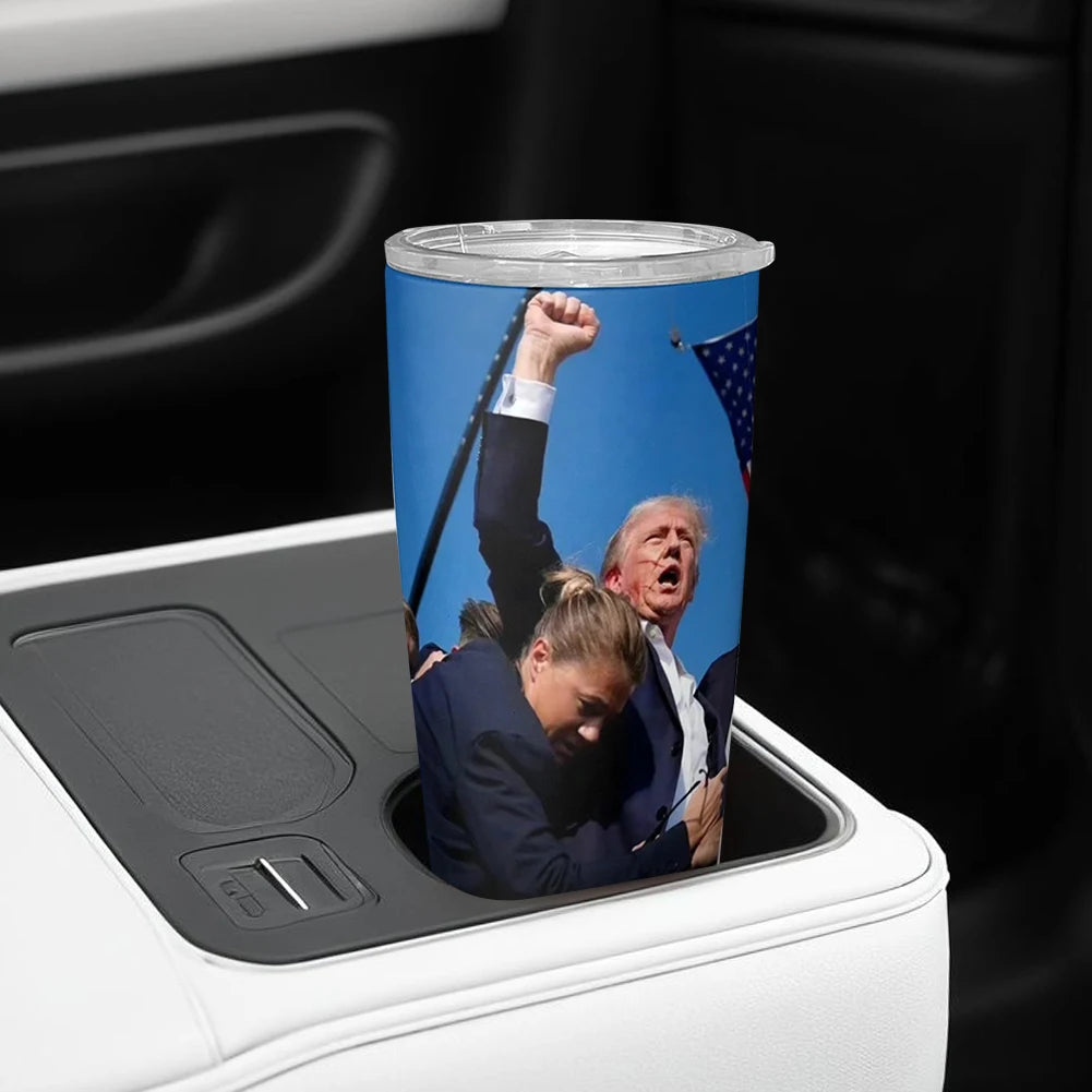 Donald Trump Tumbler Cup 304 Stainless Steel Coffee Mug Trump Insulated Tumbler Water Bottle Gifts for Supporters Fans