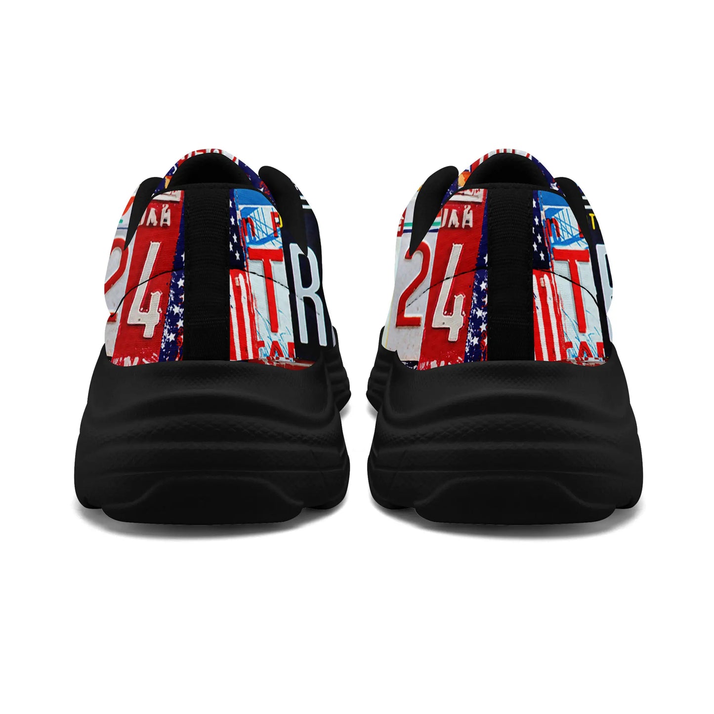 Trump Drip Sneaker Trump 2024 Election KAF Defund the Media Keep America First Design