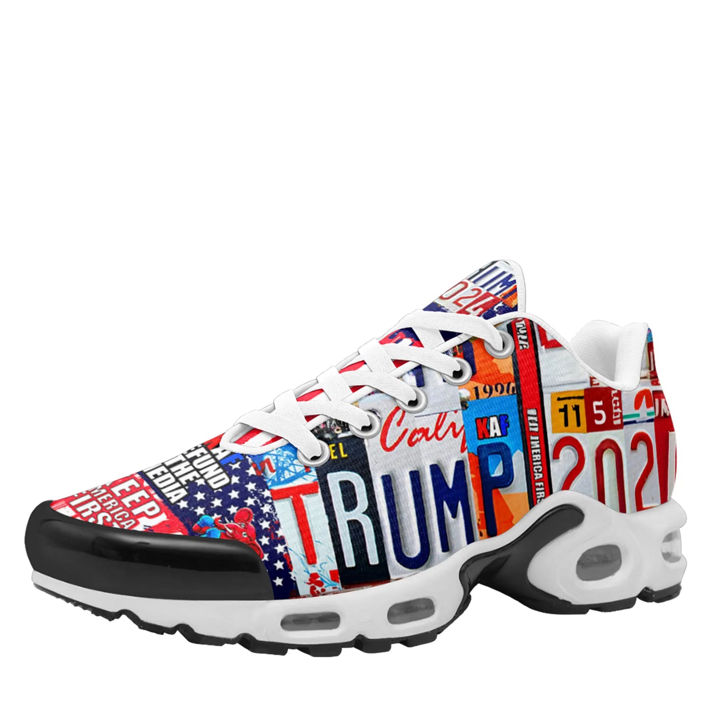 Sneaker Trump 2024 Election KAF Defund the Media Keep America First Design