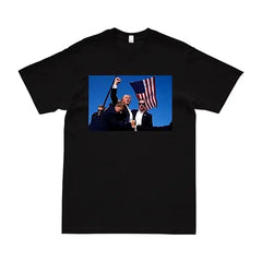 2024 Trump T-Shirt Cotton Loose Version Shirt with Trump Pattern Fashionable Comfortable Summer T Shirt Clothing for Shopping