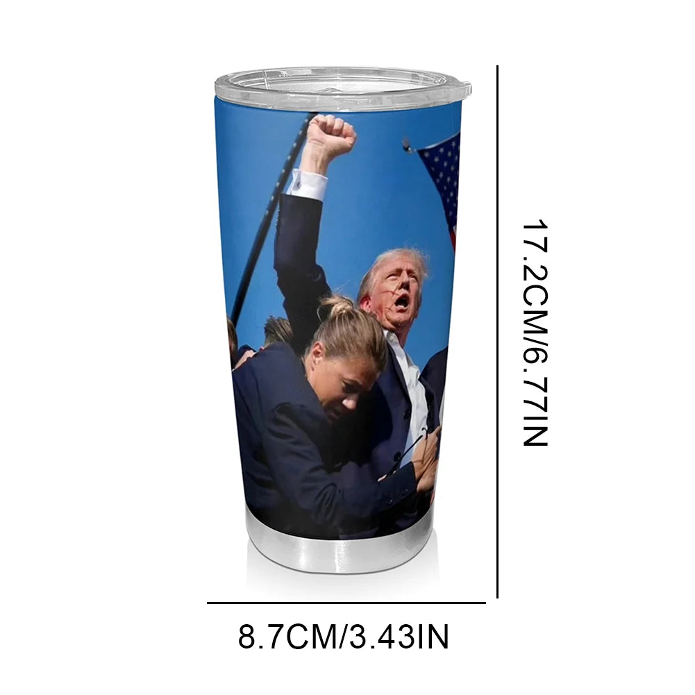 Donald Trump Tumbler Cup 304 Stainless Steel Coffee Mug Trump Insulated Tumbler Water Bottle Gifts for Supporters Fans